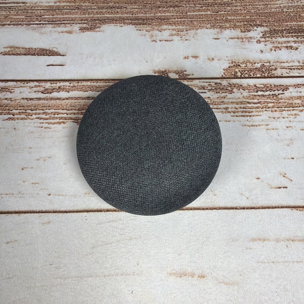 Google Home Mini 1st Gen H0A Smart Assistant Speaker Charcoal Gray Tested